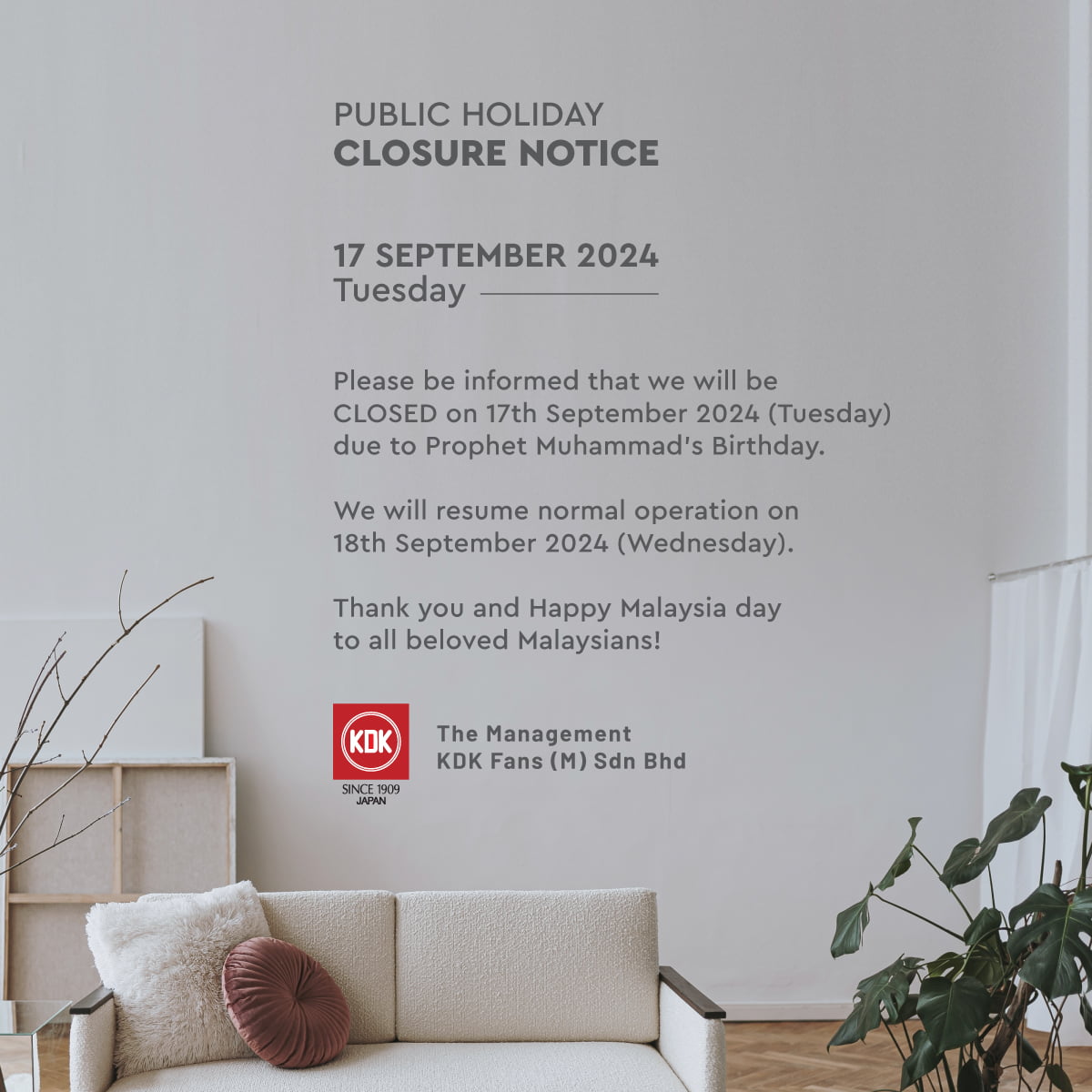 KDK_September-2024_Closure-Notice